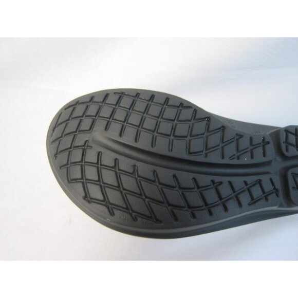 Oofos Oolala Luxe Black Latte Thong Sandals Size US 5 EU 36 - Picture 10 of 11